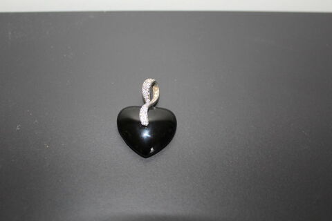 Pendentif argent 925 /onyx / oxydes de zirconium Gaillac (81)