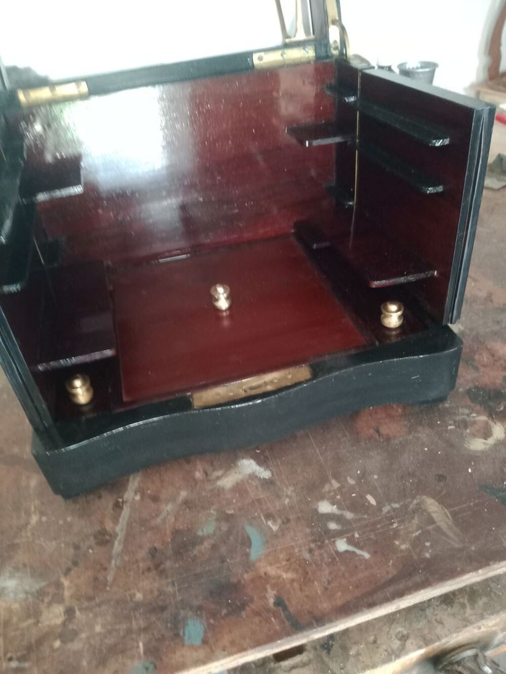 Coffret Napol&eacute;on &agrave; bijoux 19&eacute;me Meubles