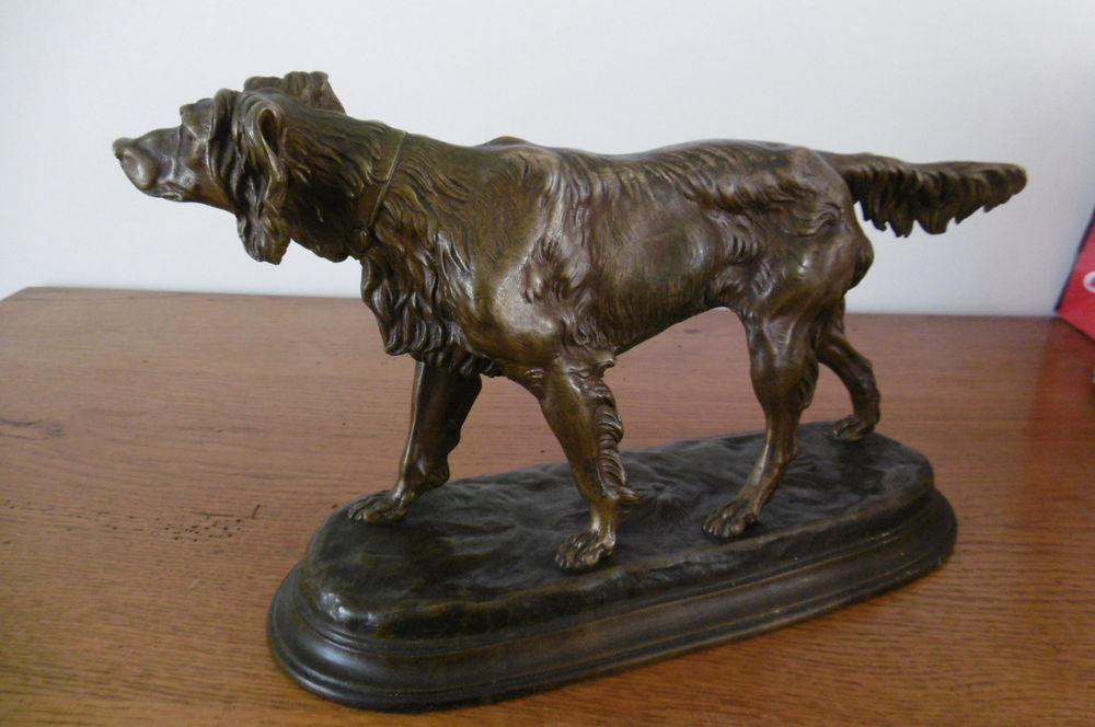 Chien en Bronze Décoration