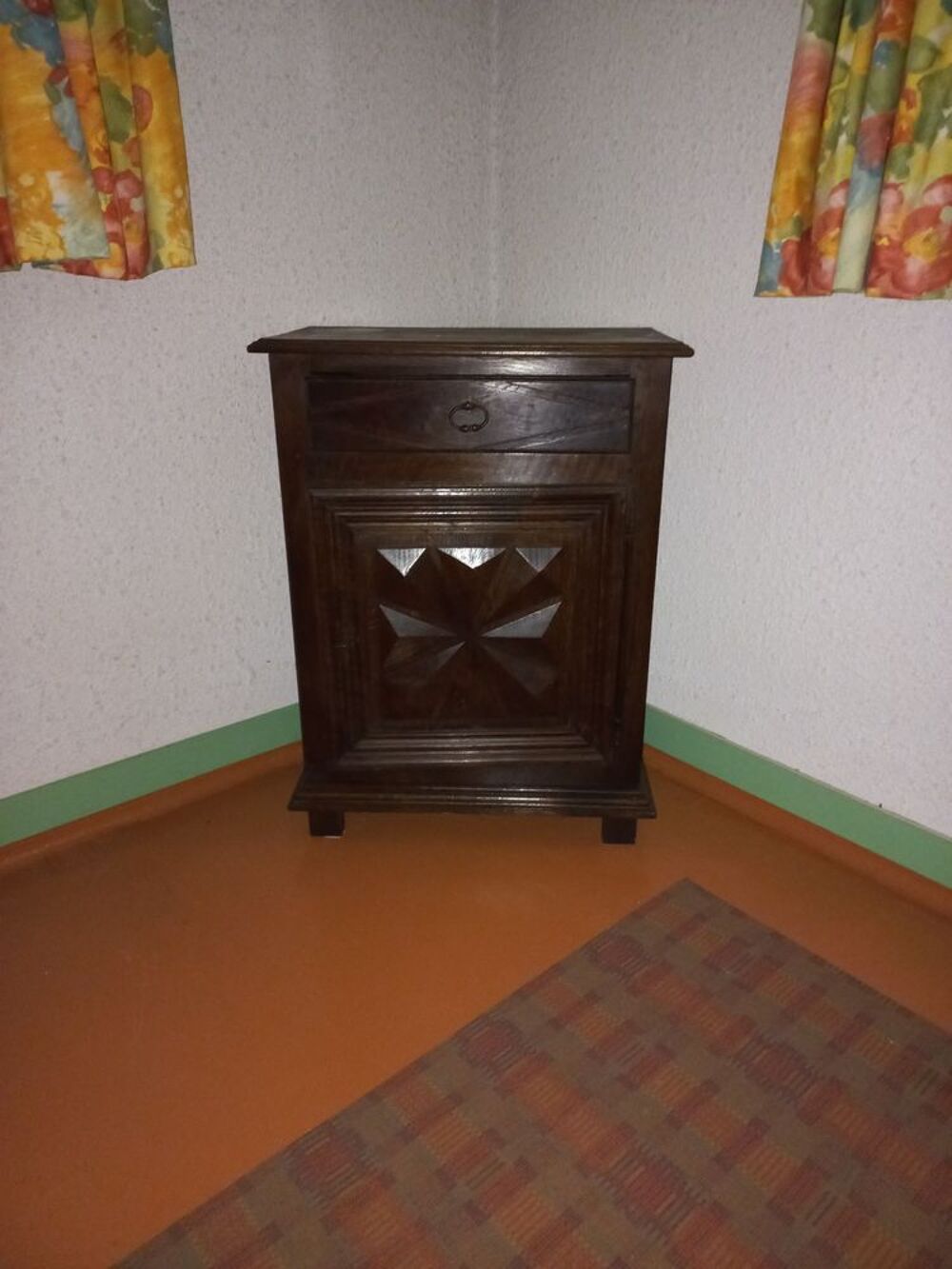 meuble bas rustique 1 porte Meubles