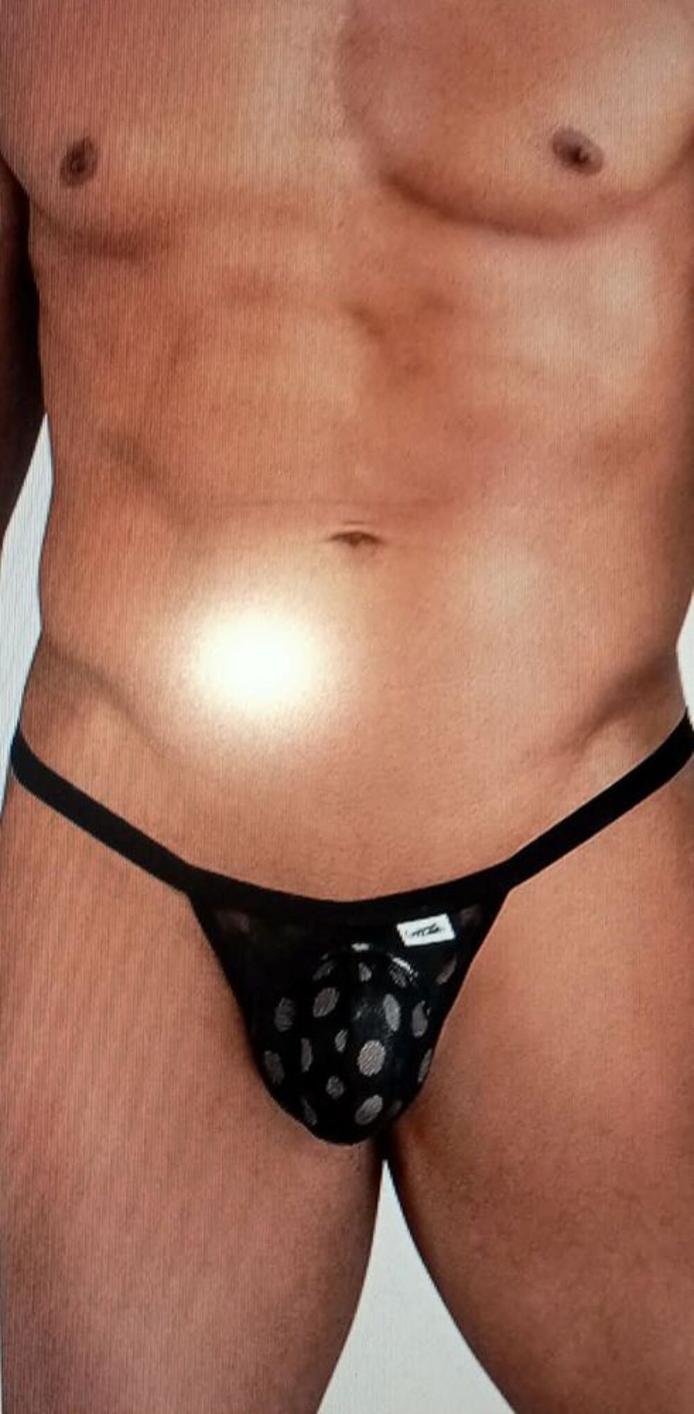 String homme en maille &agrave; pois de Marque Vêtements