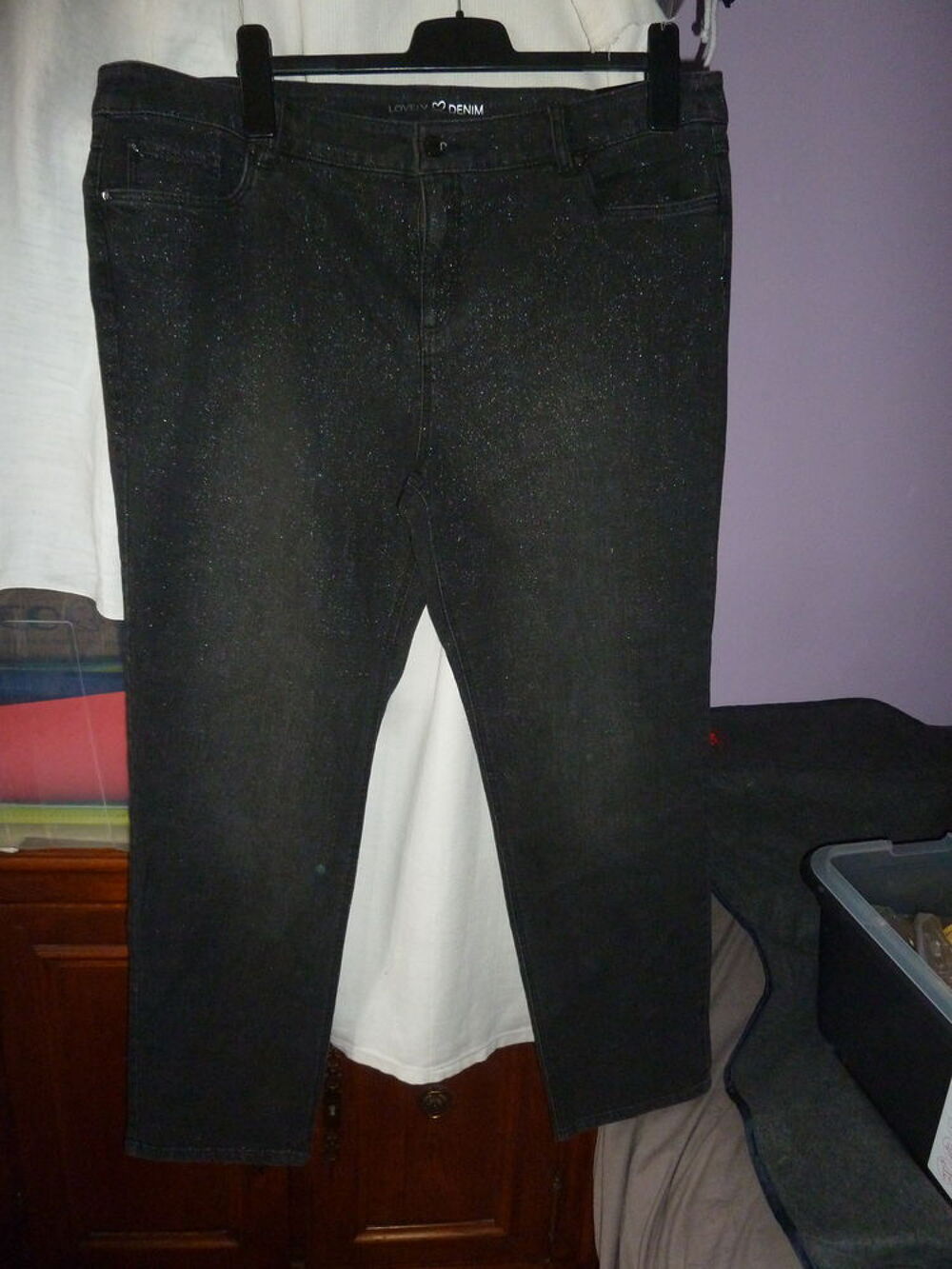 pantalon jean femme T48 &quot;the slim jeans&quot; de la marque CANDA Vtements