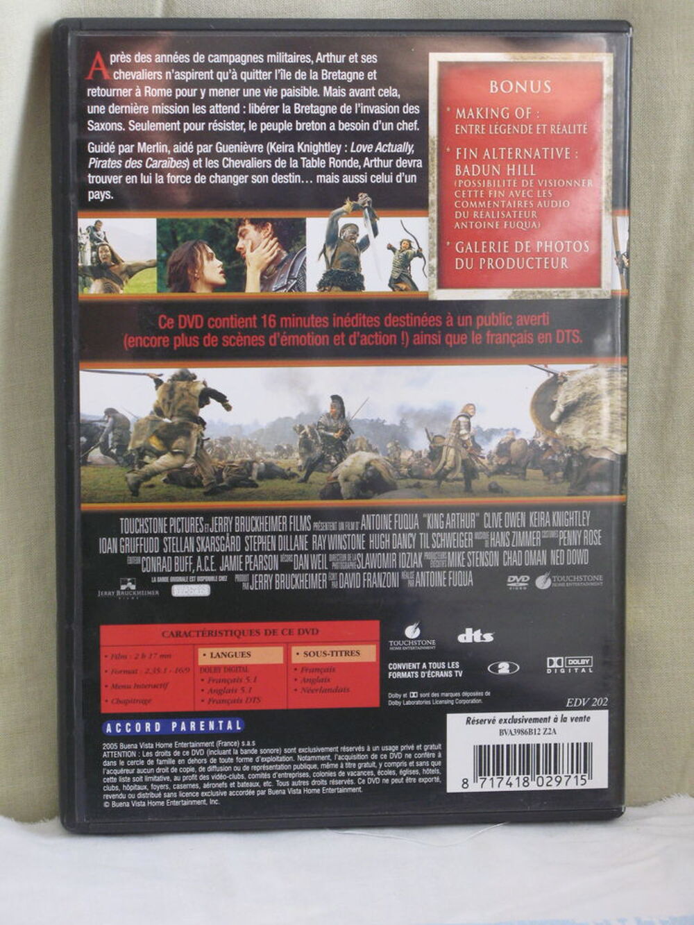 Le ROI Arthur DVD et blu-ray