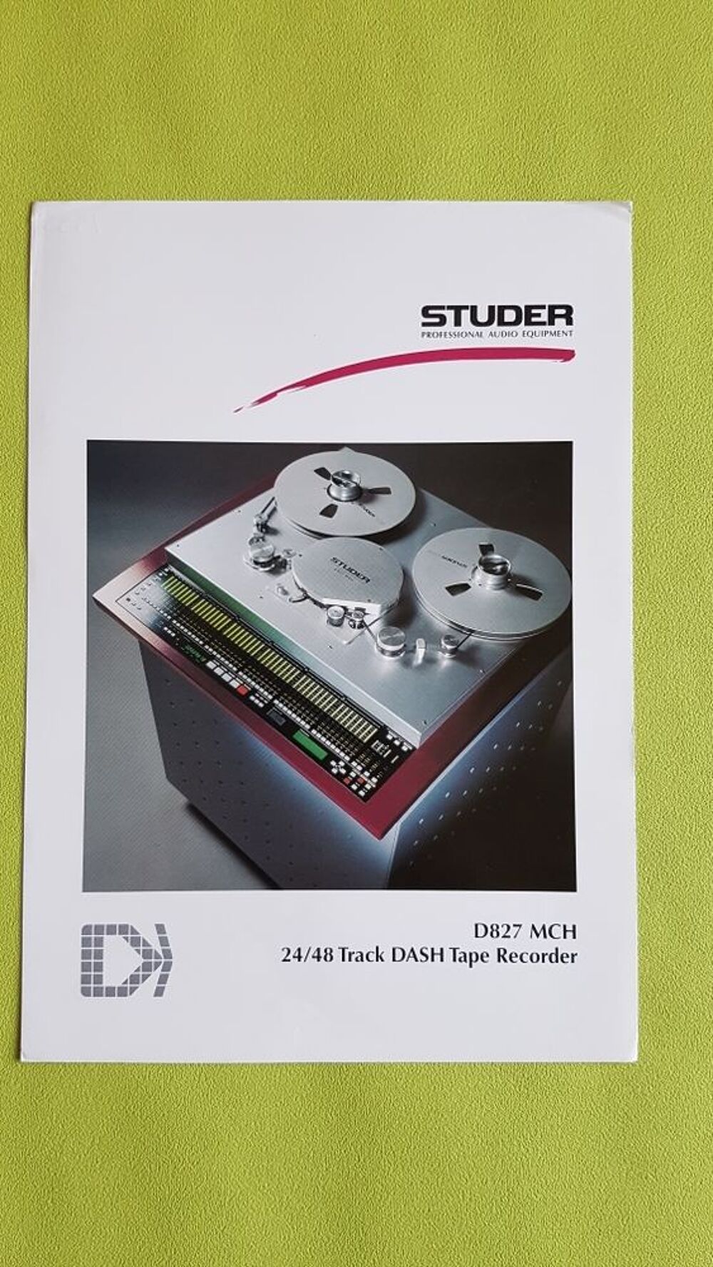 STUDER *** LES MAGN&Eacute;TOPHONES STUDER *** Audio et hifi