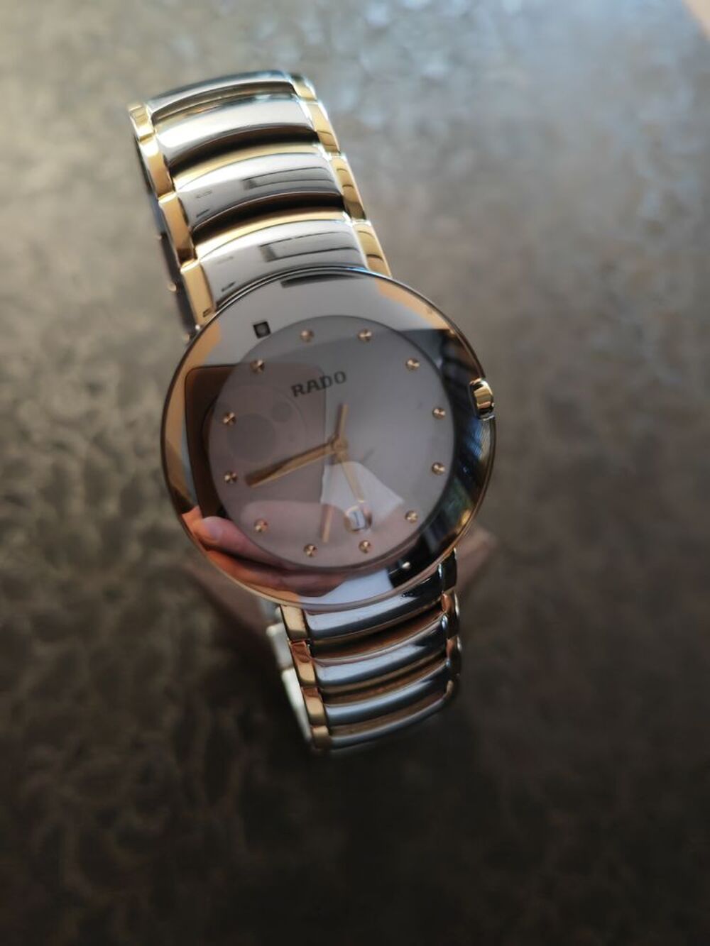 Rado Diastar coupole 32.5mm or/argent Bijoux et montres