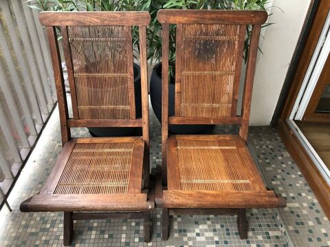 Lot de 6 chaises en teck  rnover. 150 Annecy-le-Vieux (74)