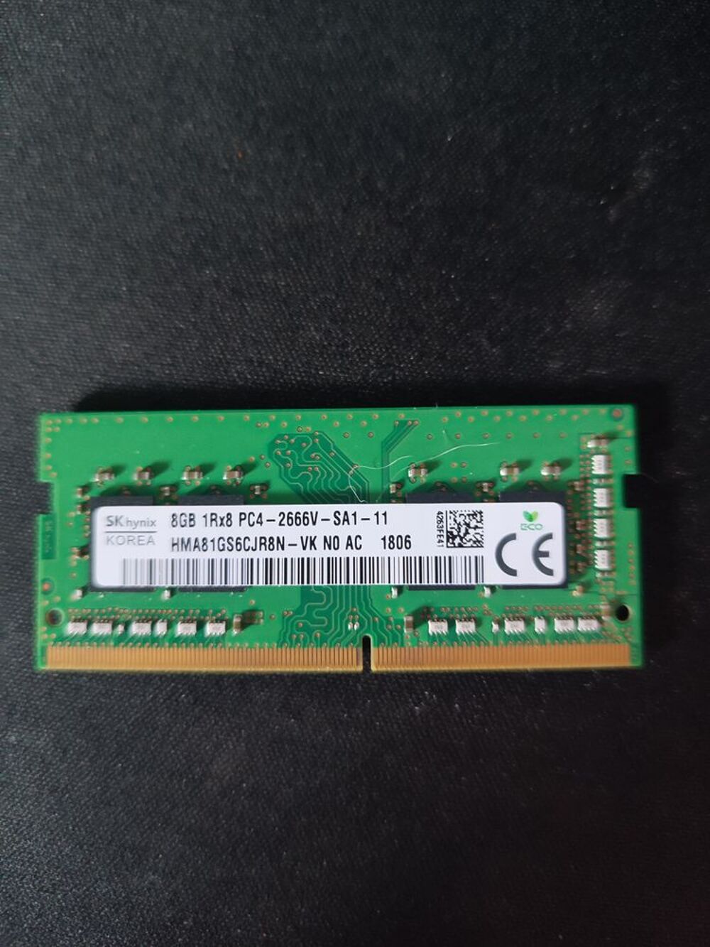 M&eacute;moire 8Go pc portable Matériel informatique