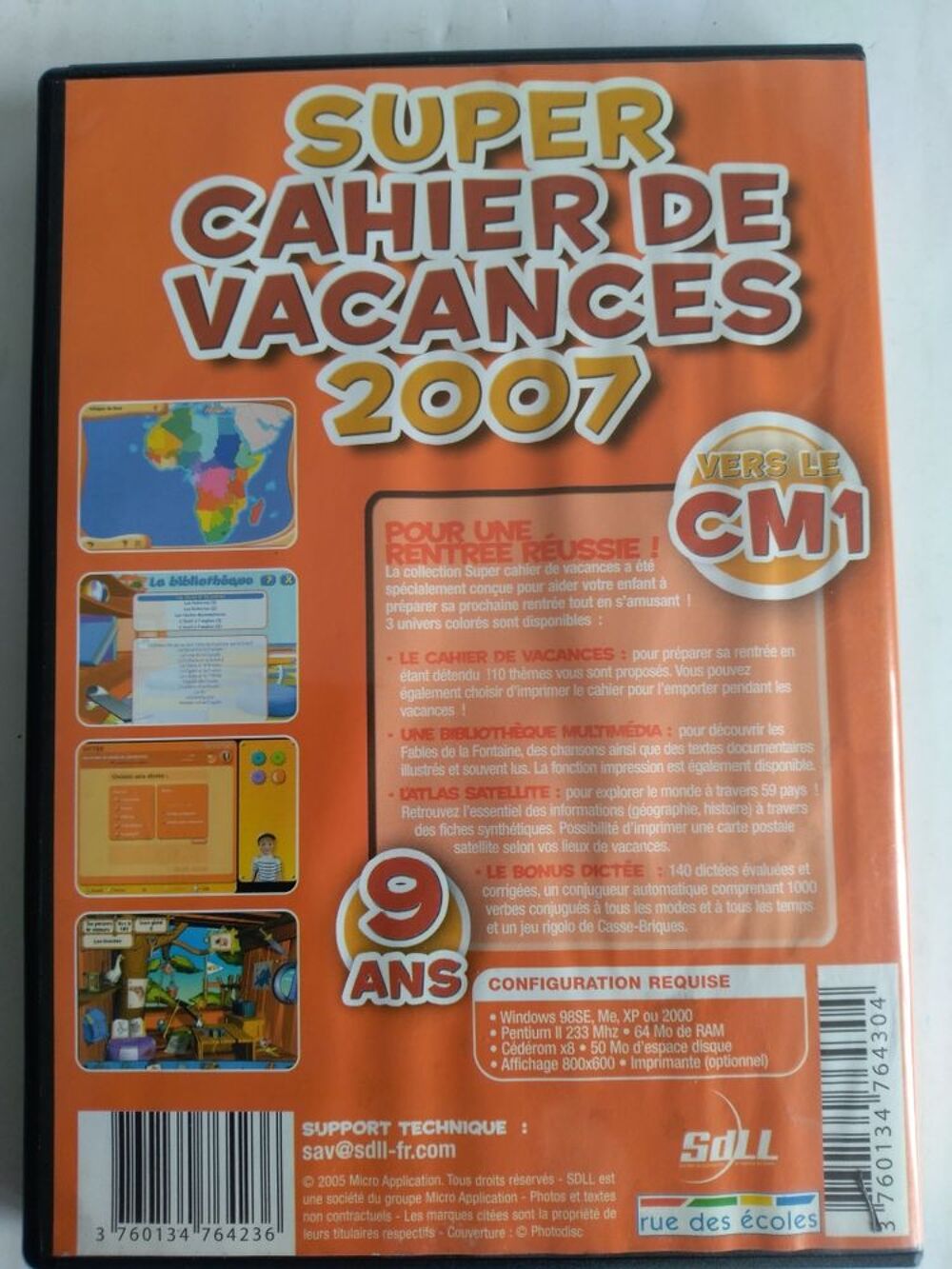 CD rom cahier de vacances CM1 Consoles et jeux vidos