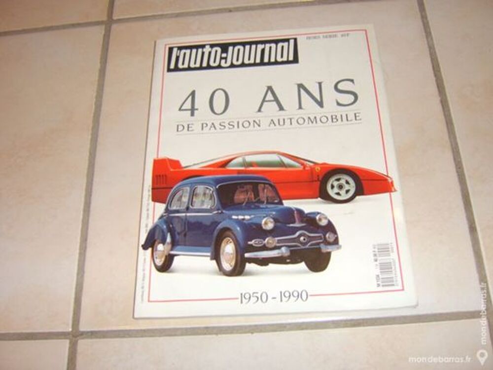 40 ans de passion automobile de l'auto-journal 
