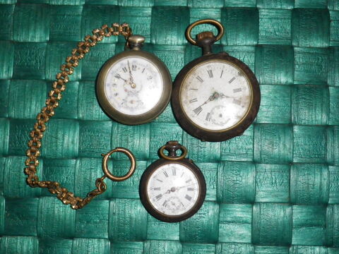 Lot de 3 Montres gousset anciennes 60 Fontenay-le-Fleury (78)