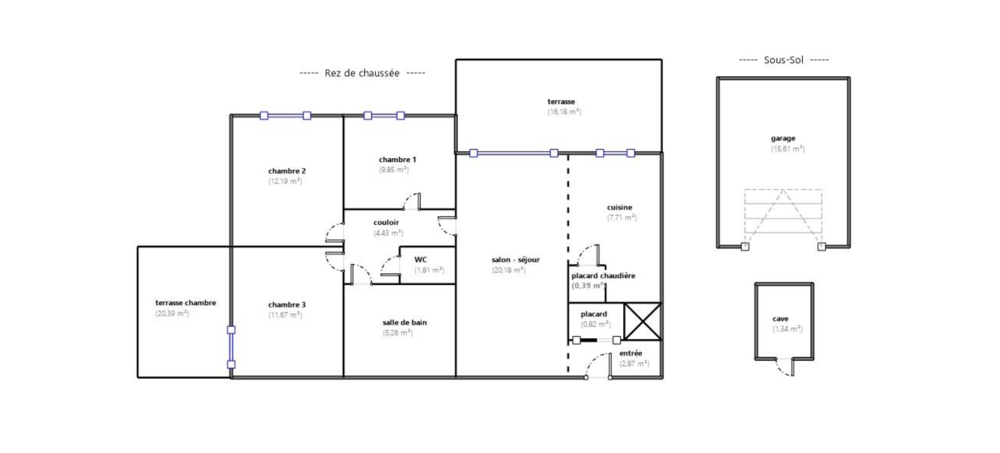 Vente Appartement T4 77m² - Strasbourg La Robertsau, petit jardin Strasbourg