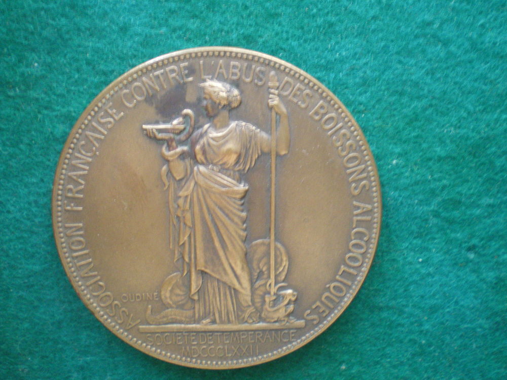 M&eacute;daille de l'Association contre l'Abus Boissons Alcooliques 
