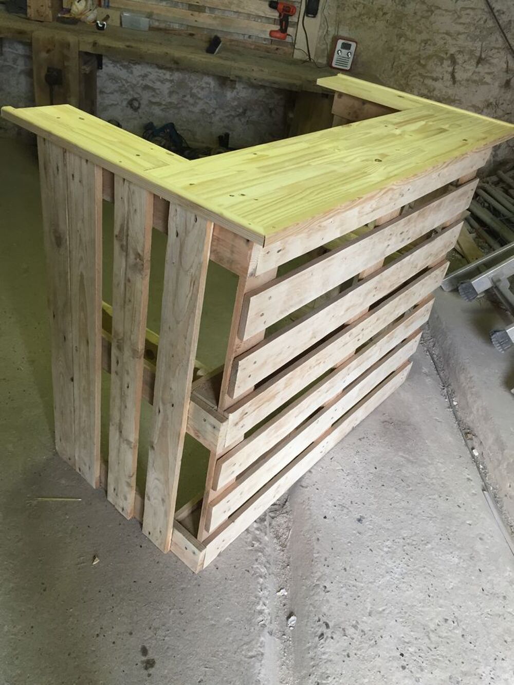 Bar en palette Meubles
