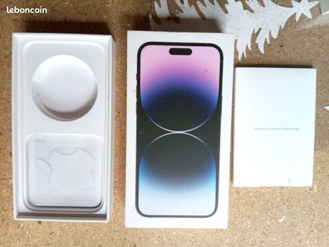 Boite pour t�l�phone Apple Iphone 14 pro max, violet fonc� Beauchamp (95)
