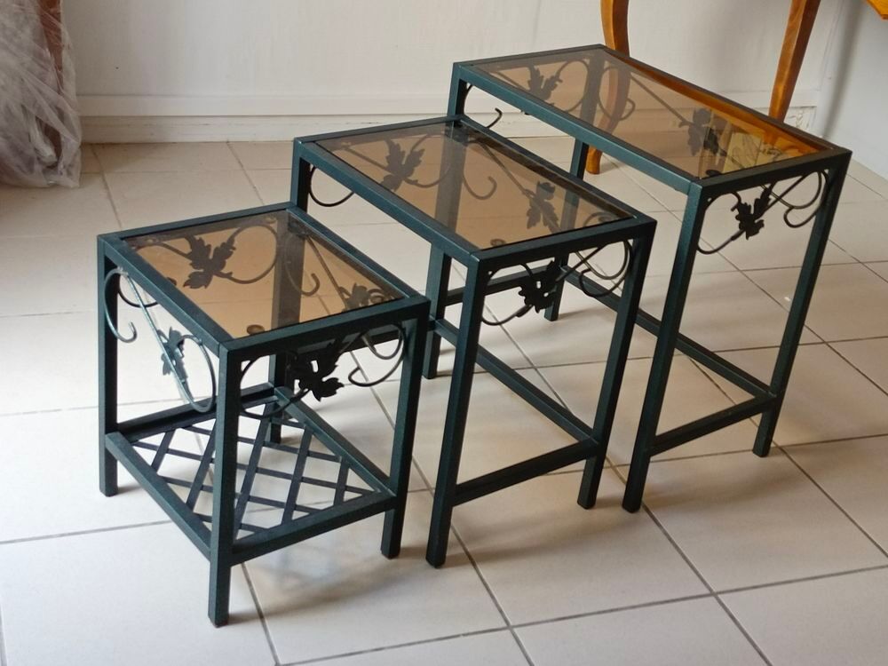 Lot de 3 tables gigognes Meubles