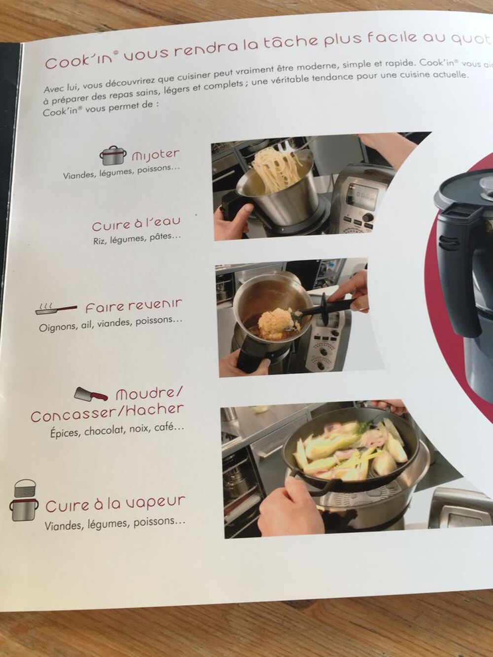 Robot cuiseur Cook'in Electroménager
