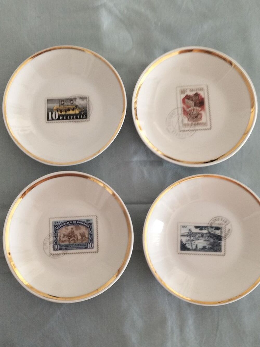 Coupelles en porcelaine de luxe de la compagnie nationale Décoration