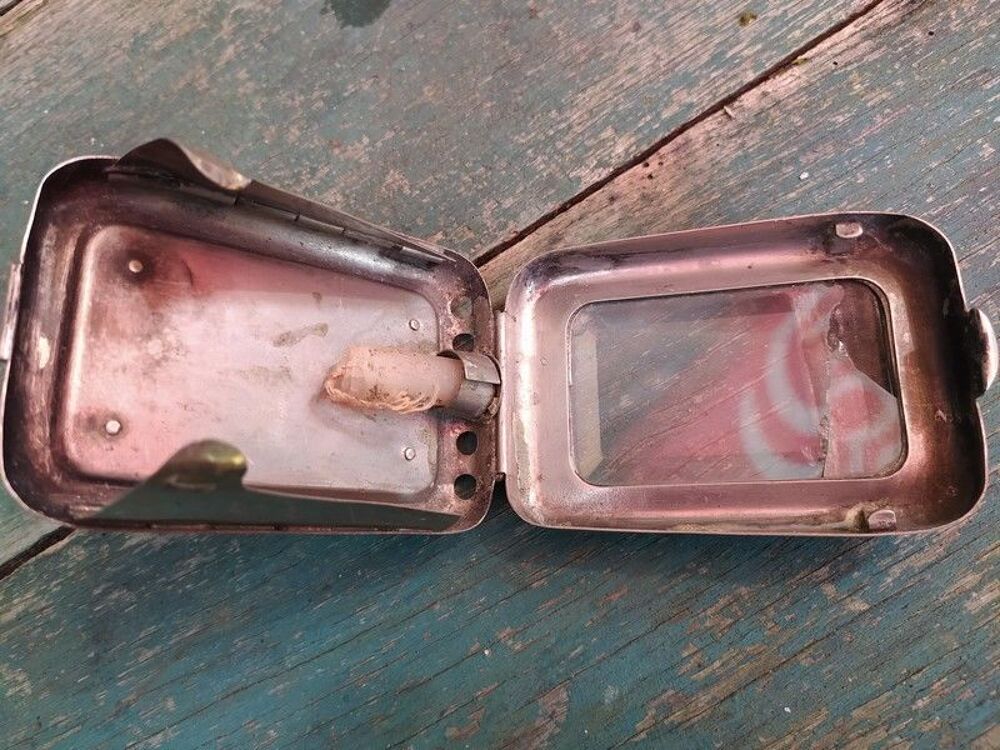 Ancienne Lanterne de Poche Lampe de Poche &agrave; Bougie 