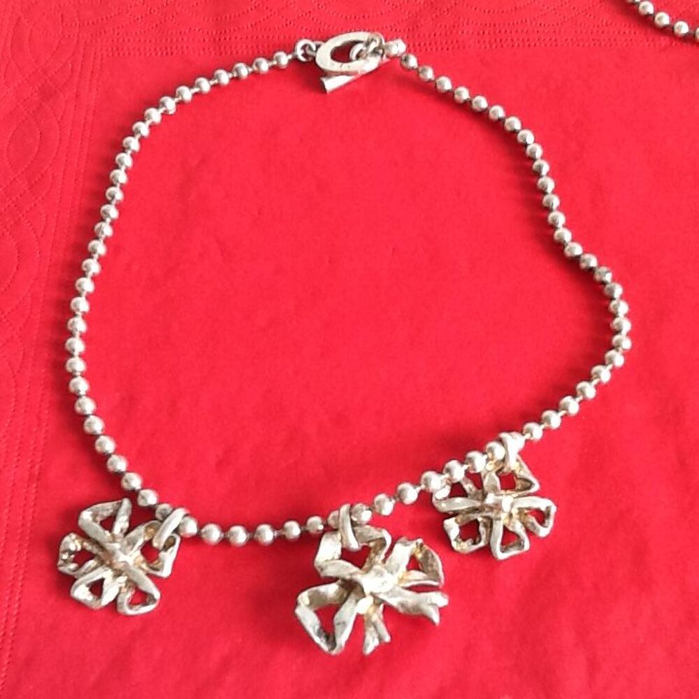 COLLIERS fantaisie 3 noeuds Bijoux et montres