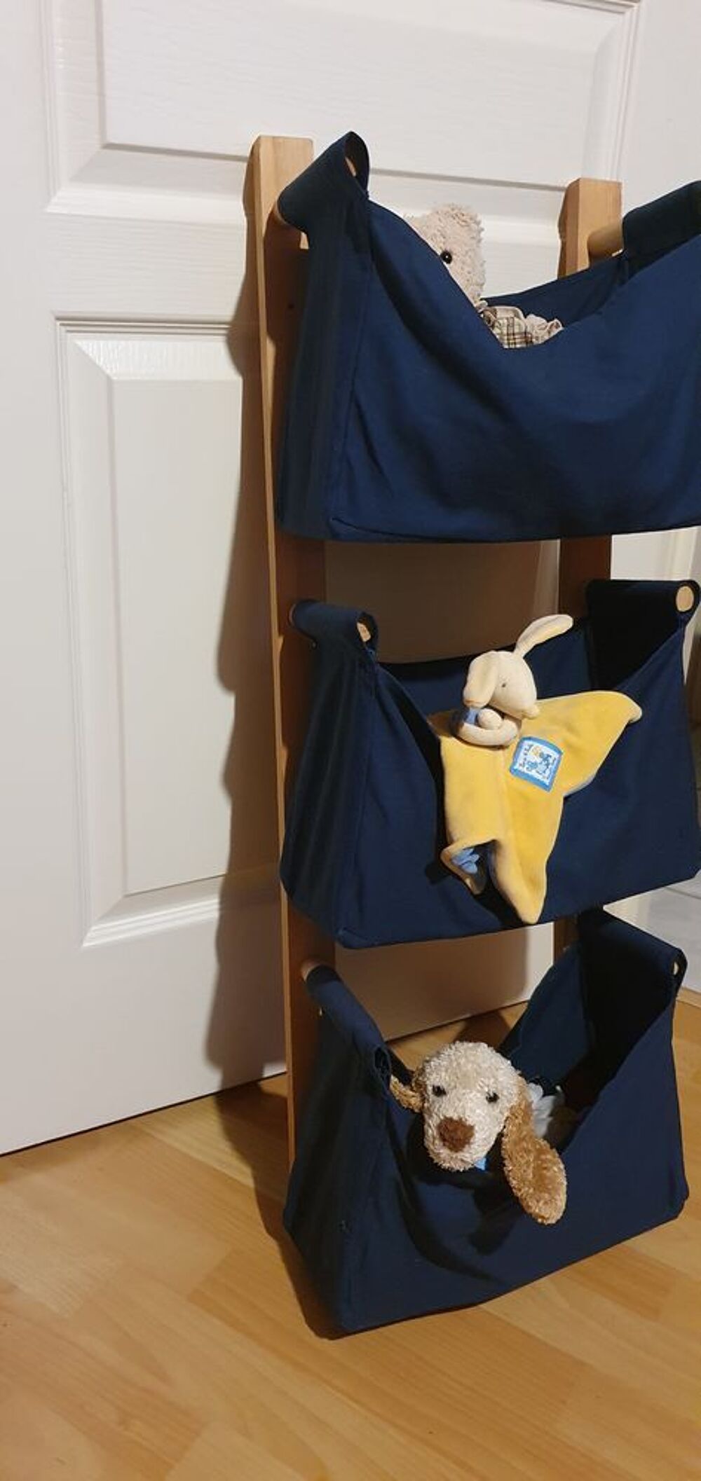 Rangement mural doudous/jouets bois Mobilier enfants