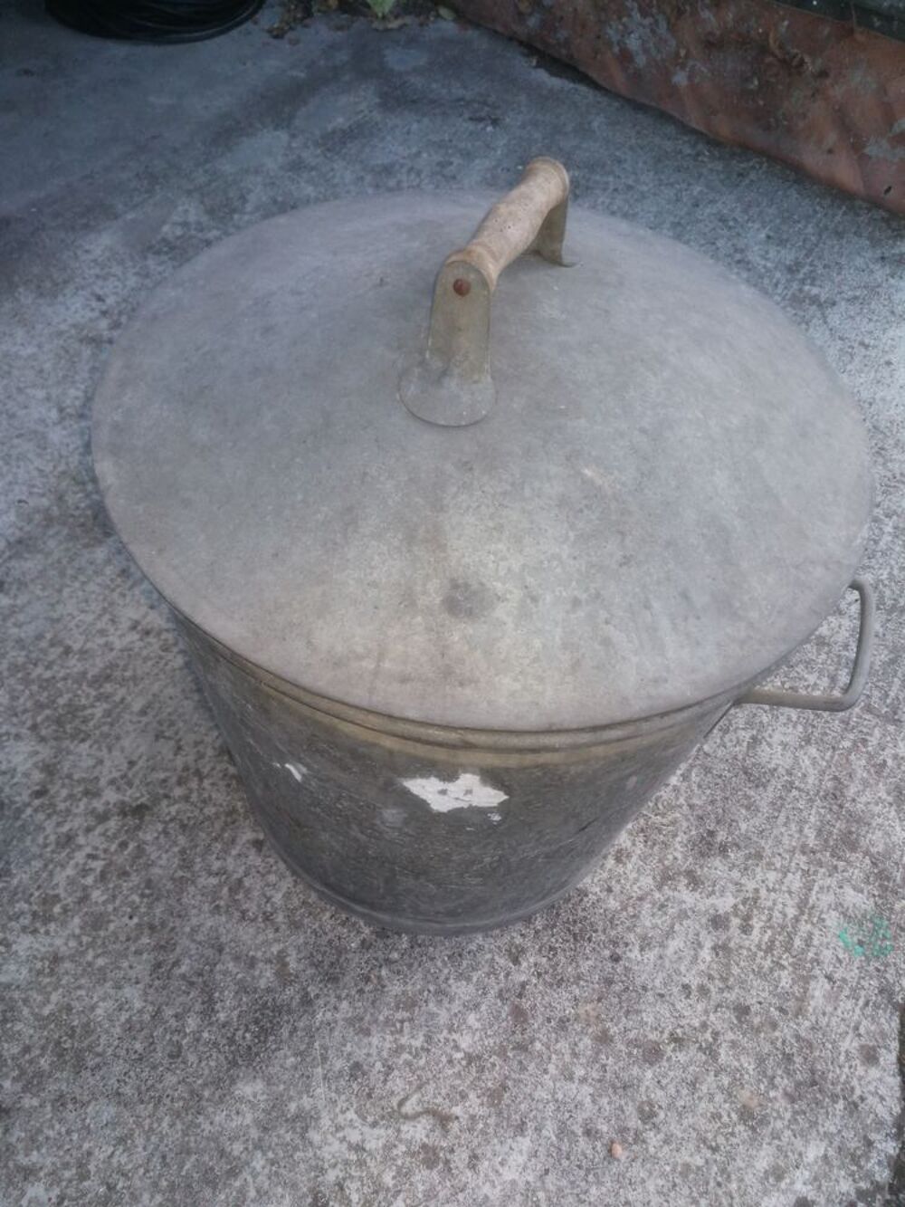 Bassine en t&ocirc;le galvanis&eacute;e Bricolage