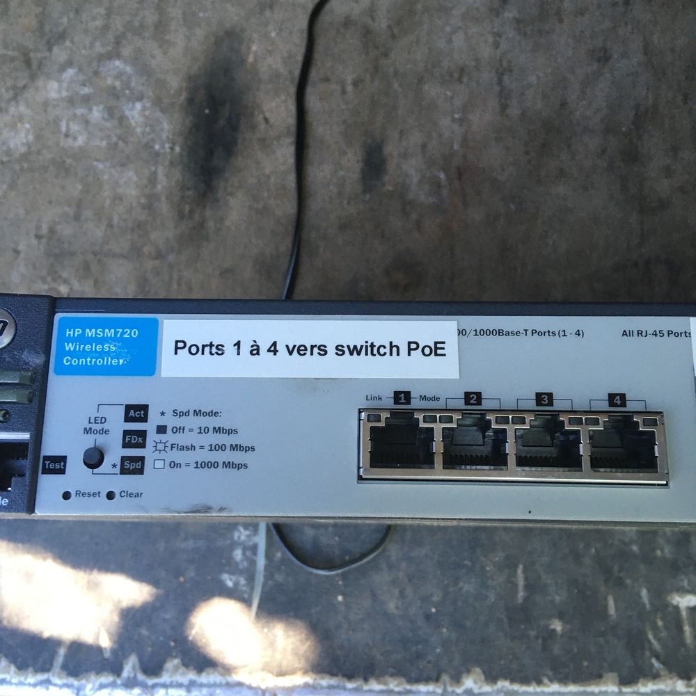 contr&ocirc;leur Switch MSM 720 HP Matériel informatique