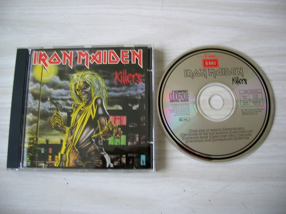 CD IRON MAIDEN Killers CD et vinyles