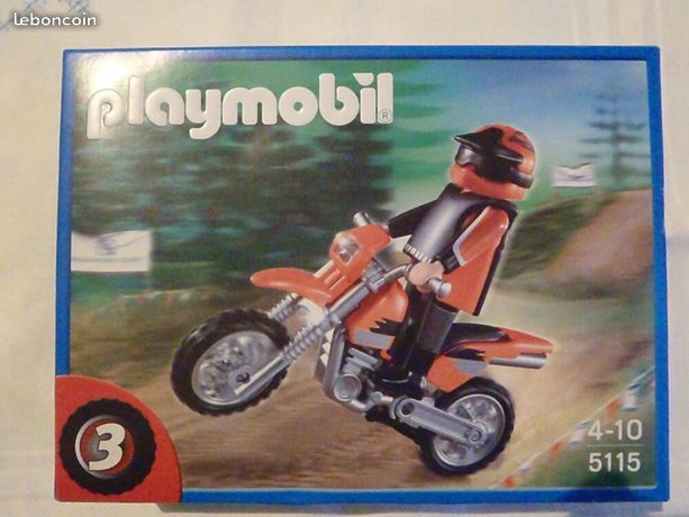 Playmobil : motocross 5115 : NEUF Jeux / jouets