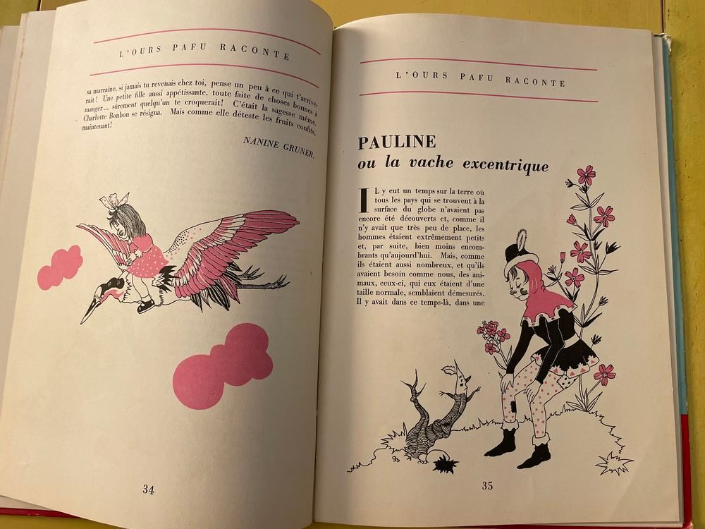 Livre ancien 1946 L'OURS PAFU RACONTE 10 histoires contes Livres et BD