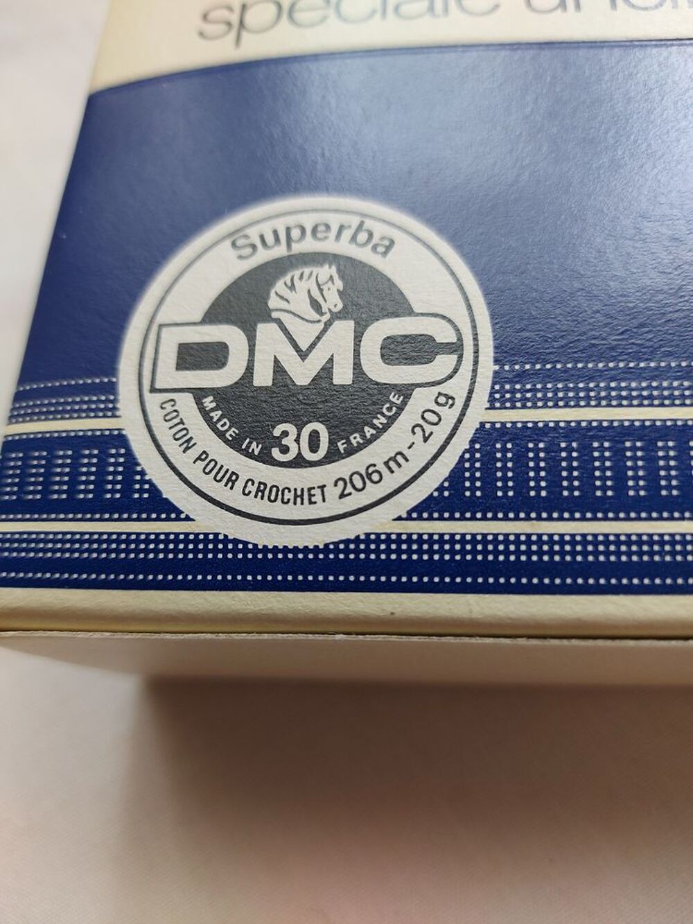 Pelotes de Coton DMC "Superba" sp&eacute;cial crochet N&deg;30 / &Eacute;cru Sports