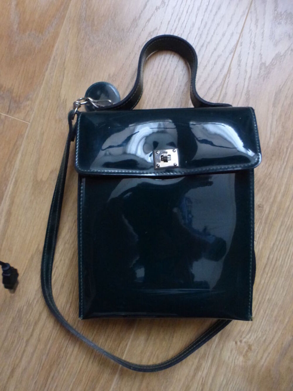 Rare sac &agrave; main vintage SHEILA "La Boutique de Sheila Paris" Maroquinerie