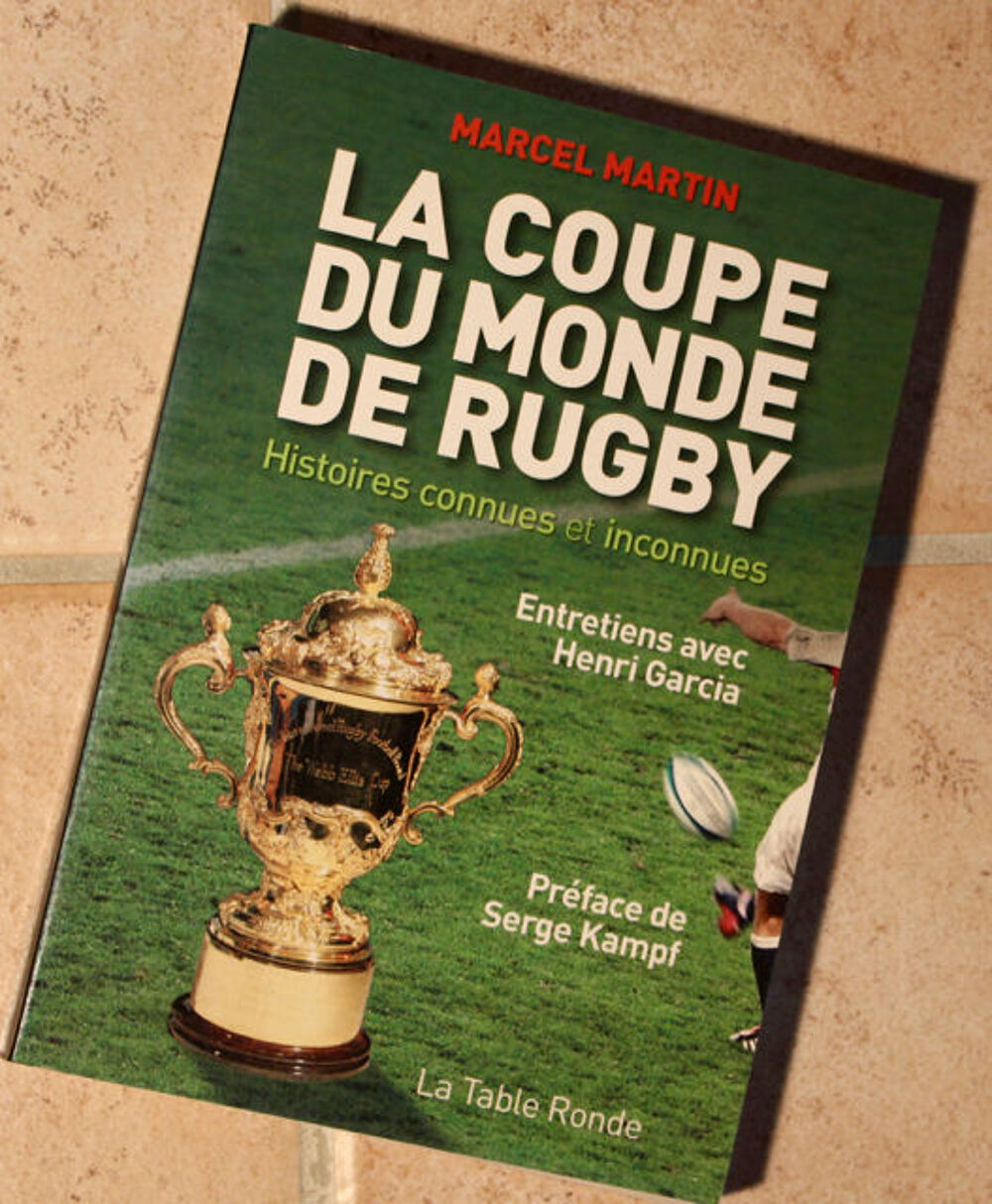 " LA COUPE DU MONDE DE RUGBY " 
MARCEL MARTIN Livres et BD