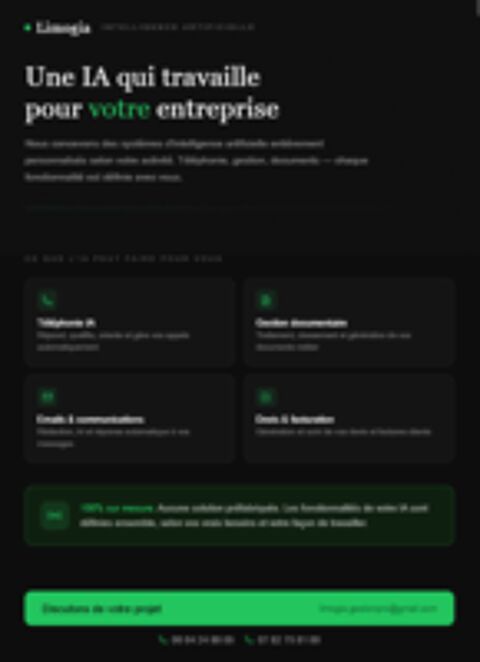  Agent IA sur-mesures 