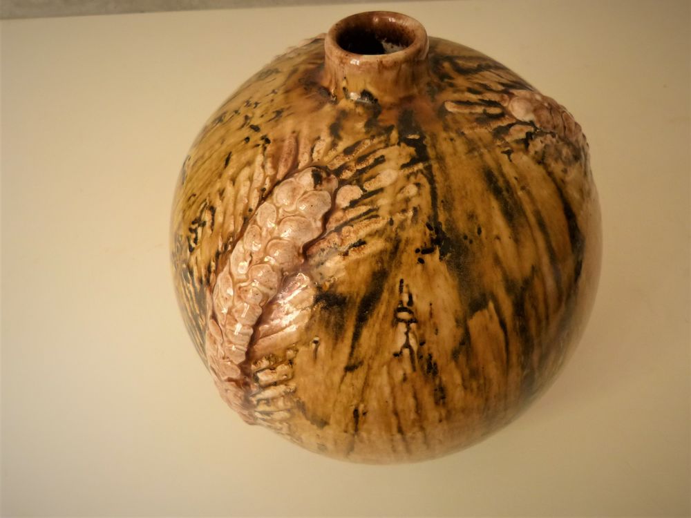 ATELIERS PRIMAVERA-GROS VASE BOULE-PIECE UNIQUE Décoration