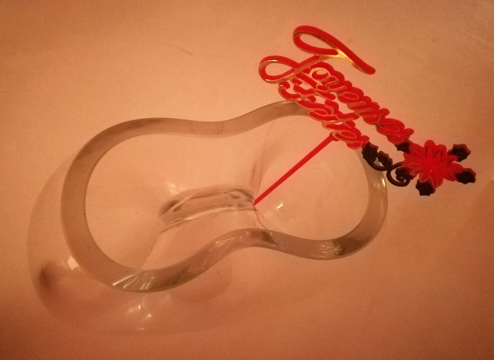 Vase en verre transparent Décoration
