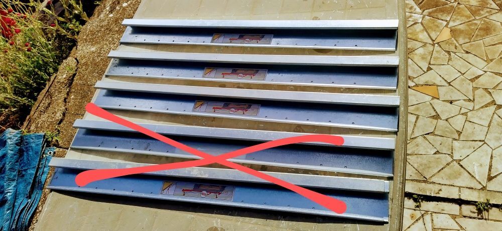 lot de glissi&egrave;res m&eacute;talliques extensibles pour Velux Bricolage