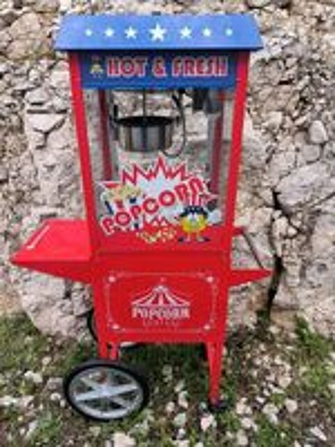   machine à barbe à papa et pop-corn 