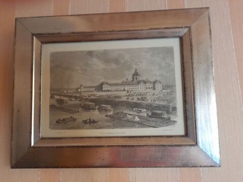 tableau gravure ancienne 50 Saint-Genis-Laval (69)