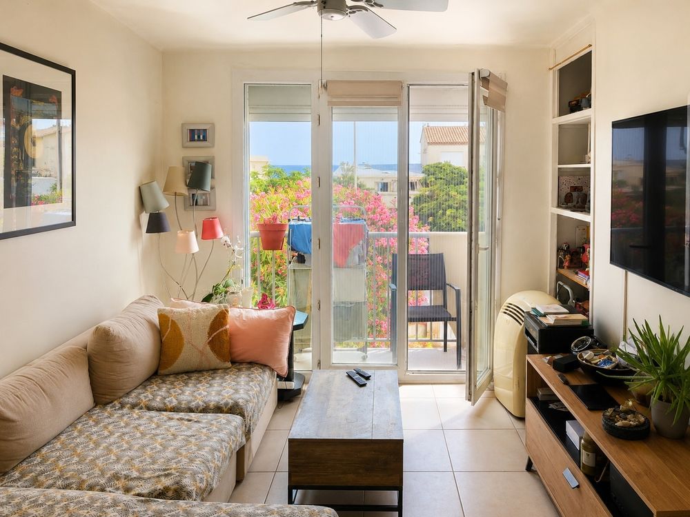 Vente Appartement T2 traversant 32 m² ? Balcon ? Aperçu mer & vue étangs ? Pal Palavas-les-flots