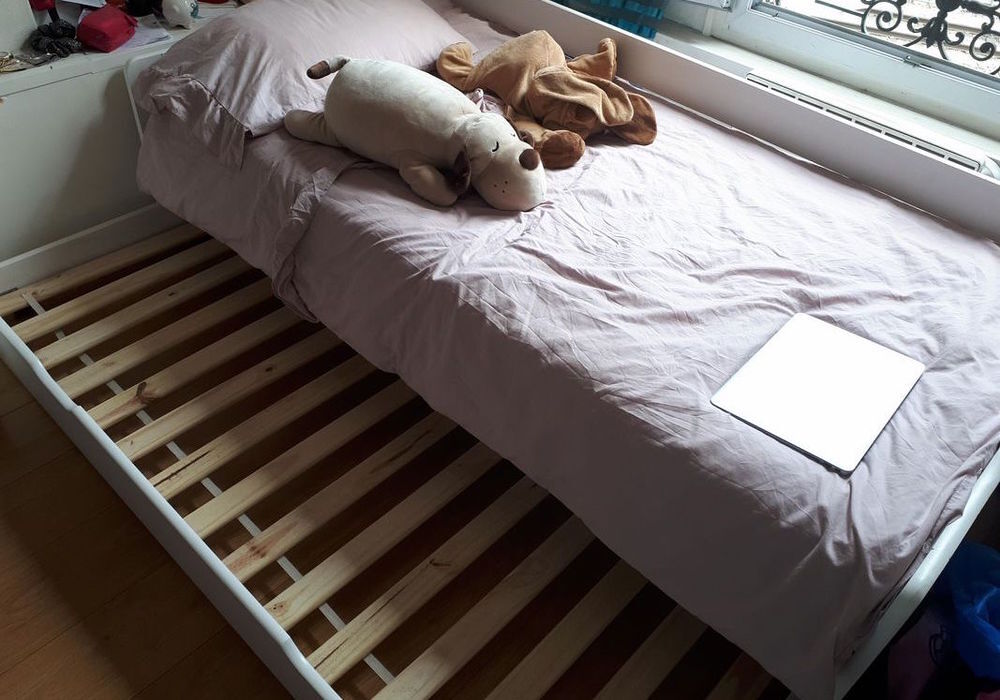 Lit gigogne 90x200 lit-tiroir double couchage + matelas Meubles