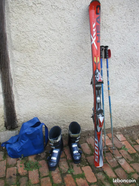 Skis et chaussures LANGE 180 Péronnas (01)