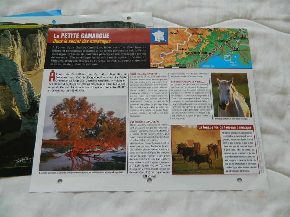 3 fiches Atlas D&eacute;partement 