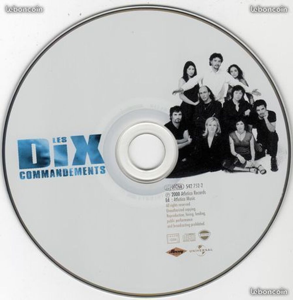 Cd Les Dix Commandements CD et vinyles