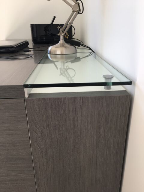 Bureau d'angle avec son caisson 3 tiroirs Gauthier 250 Gap (05)