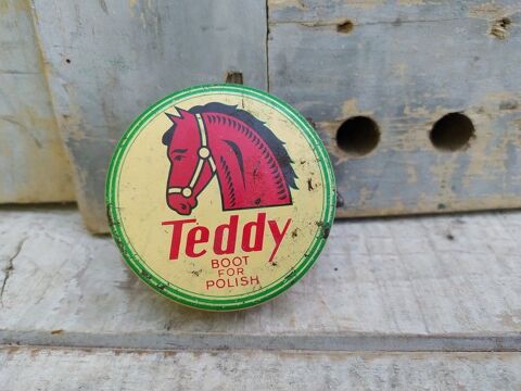 Ancienne Boite Cirage Teddy Boot Polish / Cheval
0 Loches (37)