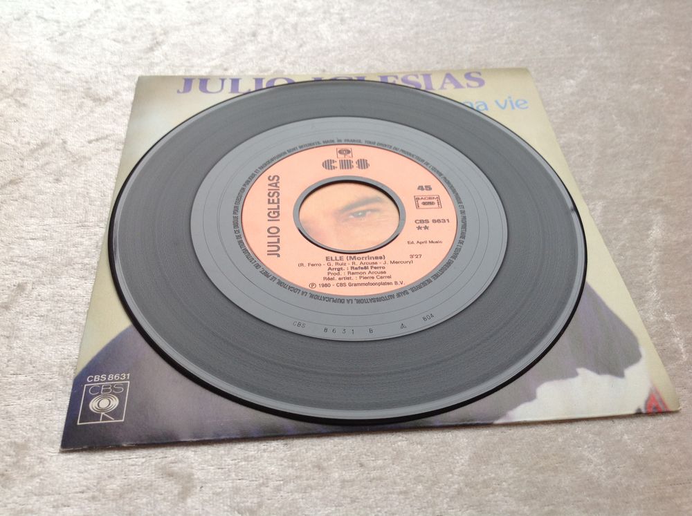 JULIO IGLESIAS C"EST MA VIE CD et vinyles
