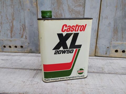 Ancien Bidon Huile CASTROL XL 2L Garage Collection Automobil 30 Loches (37)