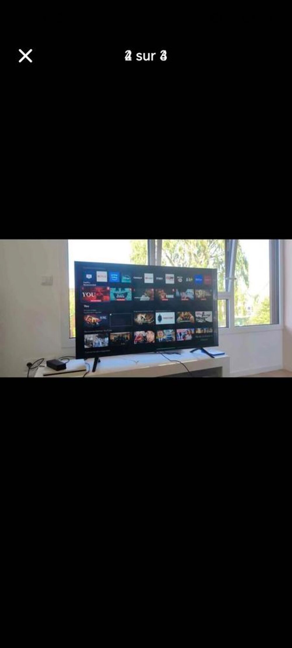 tv 4K connect&eacute; de la marque Philips 139cm Photos/Video/TV