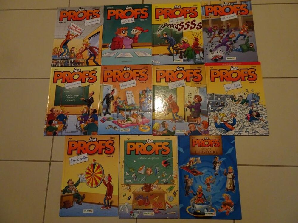Collection "LES PROFS" 11 albums Livres et BD
