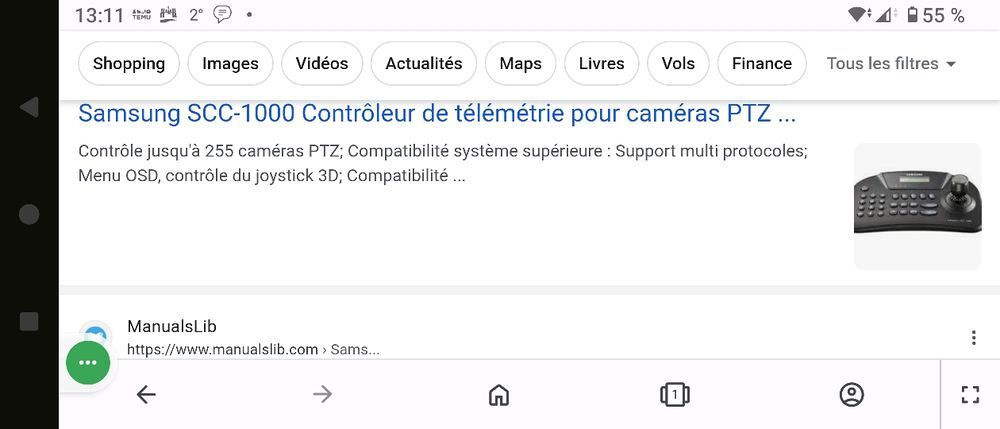 pupitre de commande de t&eacute;l&eacute;m&eacute;trie et PTZ Samsung pour 255 cam&eacute;ras Matériel informatique